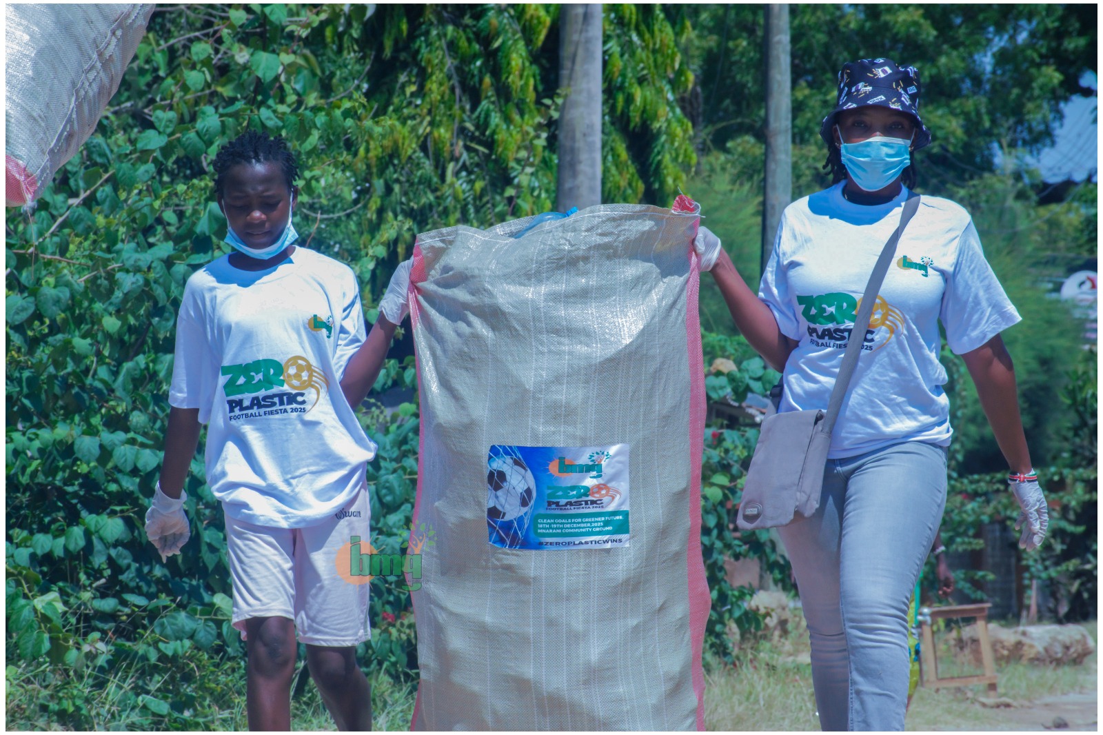 Participants during Zero Plastic Football Fiesta